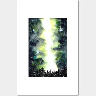 Galaxy Milky Way Sky | Starry Night | Night Sky Posters and Art